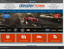 Tablet Screenshot of dealertownct.com